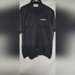 Men's Black Short Sleeve Shirt